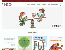 Tablet Screenshot of editorialfineo.com